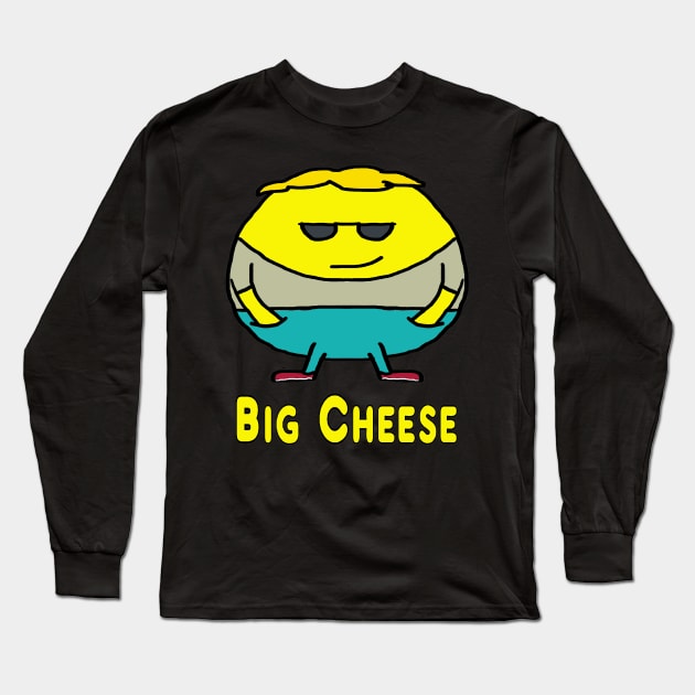 Big Cheese Long Sleeve T-Shirt by Mark Ewbie